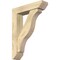 Ekena Millwork Funston Slat Rough Sawn Bracket w/ Offset Brace, Douglas Fir, 6"W x 24"D x 32"H BKT0604X24X32FST06RDF - alternate 1